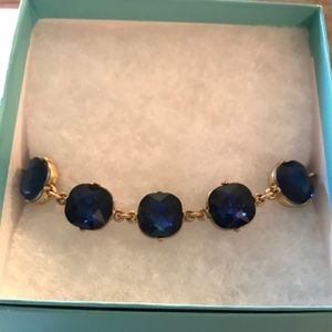 Blue crystal bracelet